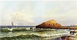 Little Bass Rock Narragansett Pier by Alfred Thompson Bricher